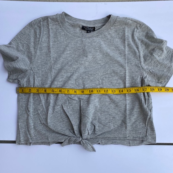 Topshop Tie Front Tee - Picture 4 of 6